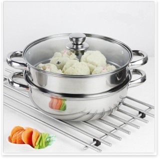 Nồi hấp 2 tầng đa năng 28cm