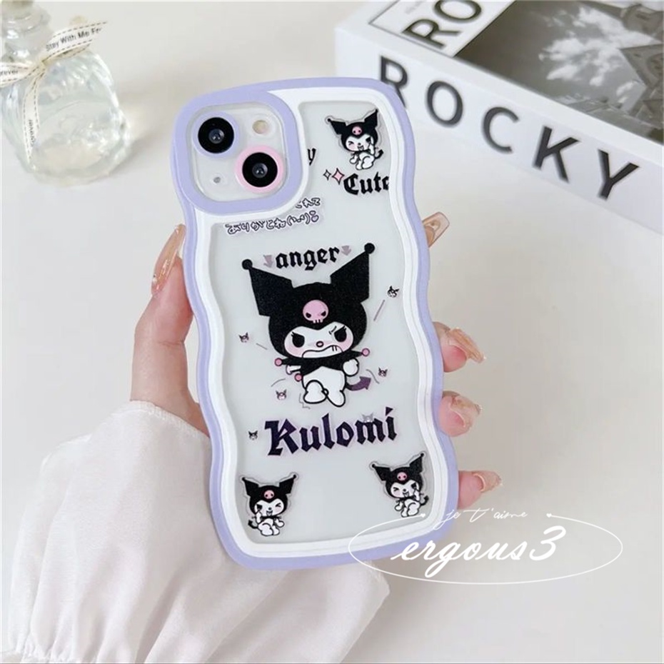 Ốp Điện Thoại Họa Tiết Hoạt Hình Kuromi Dễ Thương Cho Case Compatible For iPhone 14 13 12 11 Pro Max 7 8 Plus X Xr Xs Max SE2020