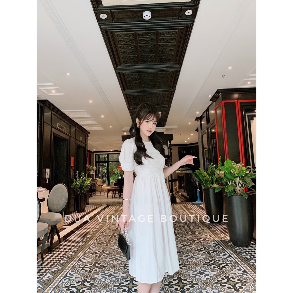 Váy babydoll trễ vai dáng xòe 6262 | BigBuy360 - bigbuy360.vn