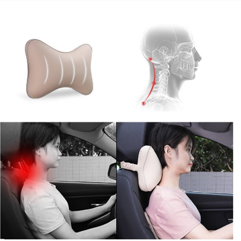 Gối Tựa Đầu Bọc Da Pvc Cho Ghế Xe Hơi