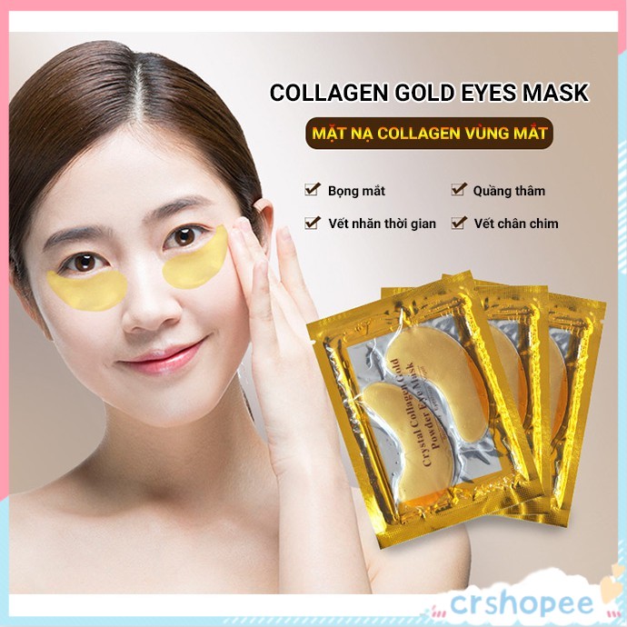 [Hàng mới về] Cặp Mặt Nạ Mắt Collagen Pha Lê Chống Nếp Nhăn | BigBuy360 - bigbuy360.vn