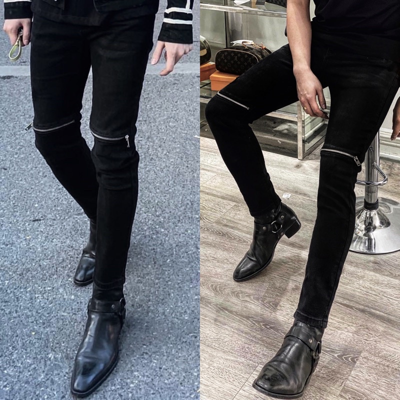 Quần skinny zipper nam /Quần zipper nam / hot 2021