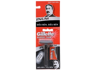 Dao cạo râu lưỡi đơn Gillette Super Thin