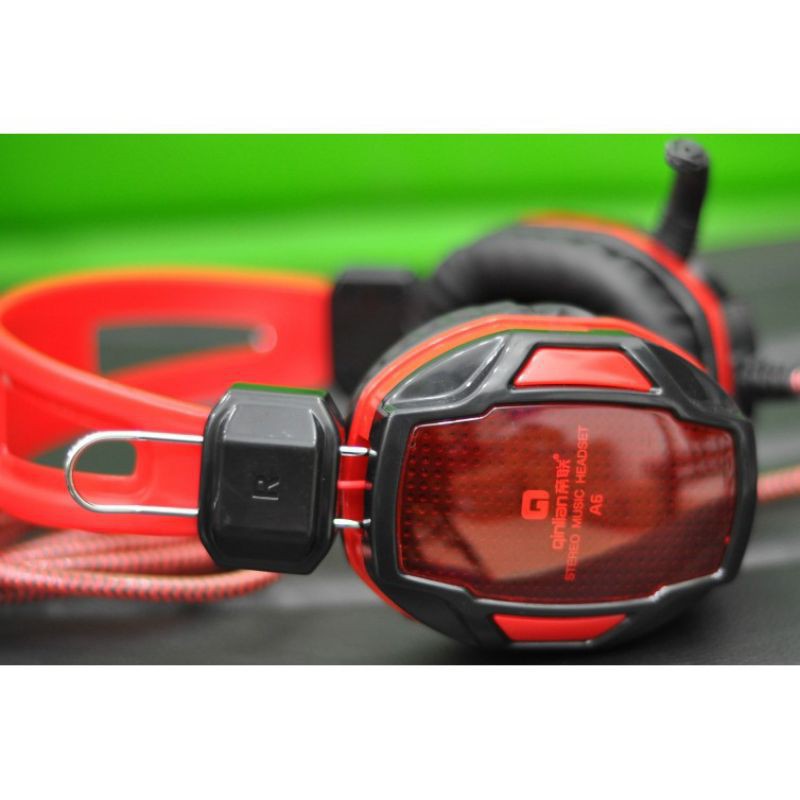 Tai Nghe Chụp Tai Chuyên Chơi Game Qinlian A6 jack 3.5 Có Micro, Dây Chống Đứt, Dùng Được Cho Máy Tính Và Điện Thoại | BigBuy360 - bigbuy360.vn