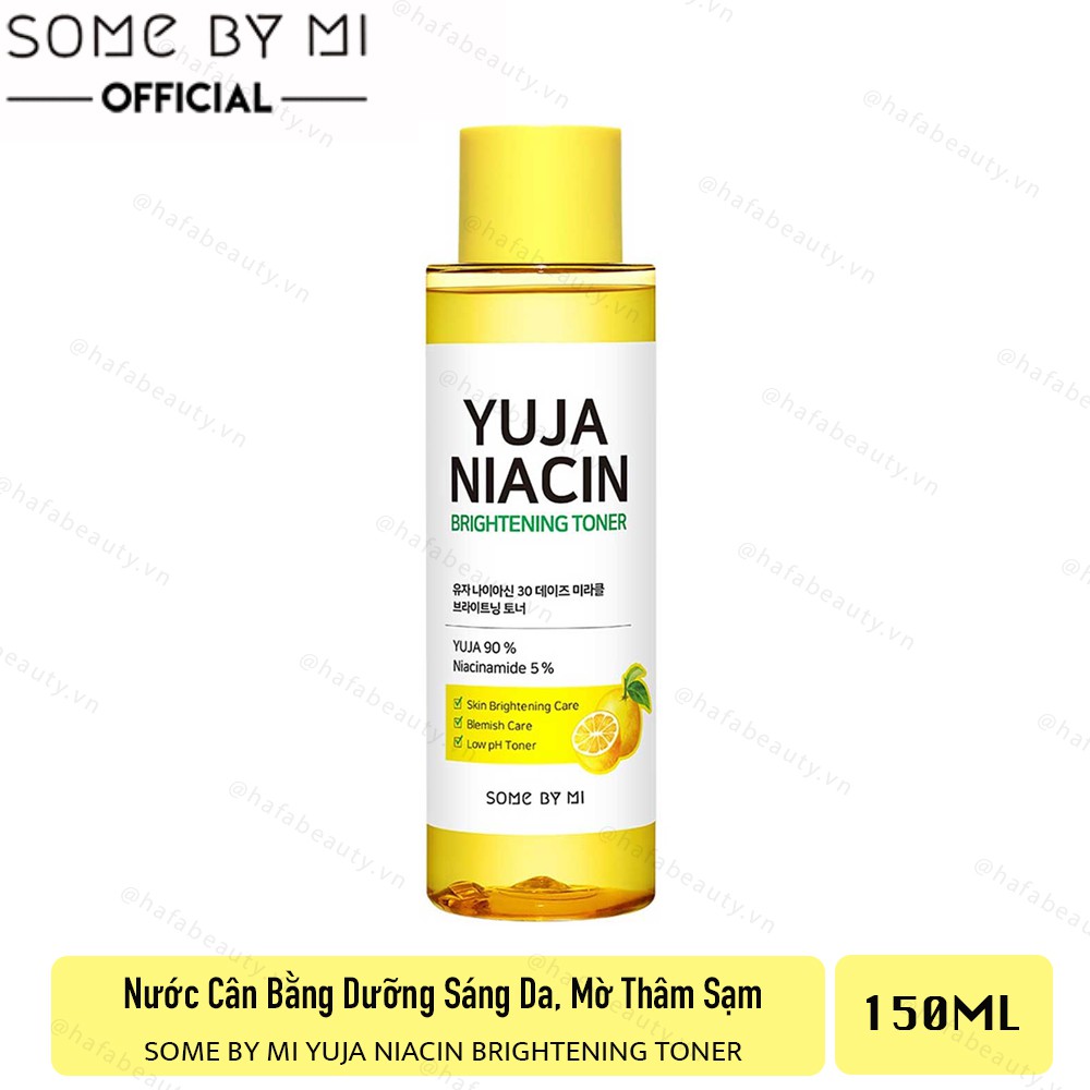 Nước hoa hồng dưỡng trắng sáng da, làm mờ thâm Some By Mi Yuja Niacin Brightening Toner _ Some By Mi Chính Hãng