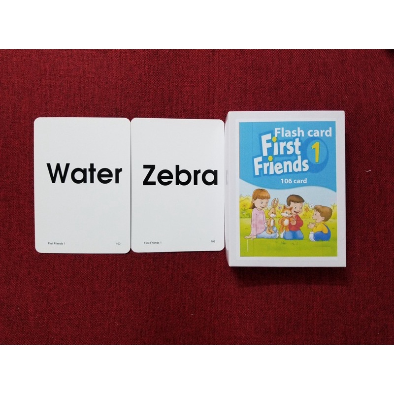 Flashcard First Friends 1 a5-1mặt