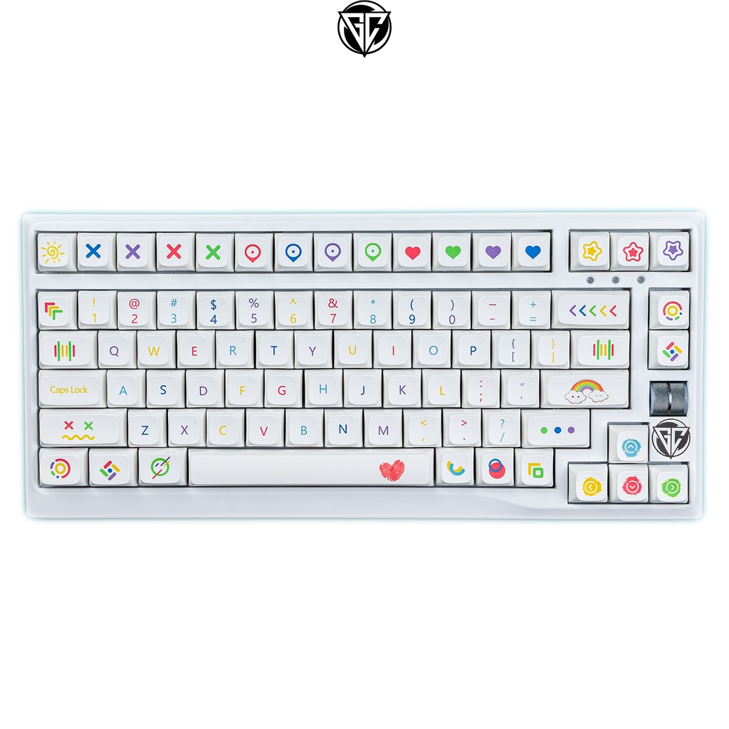 Keycap Cầu Vồng 120 nút bàn phím cơ THICK PBT XDA PROFILE