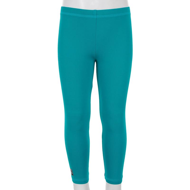 Quần legging cản tia cực tím Decathlon OLAIAN Surf 100 cho bé - Ngọc lam size 12 Tháng