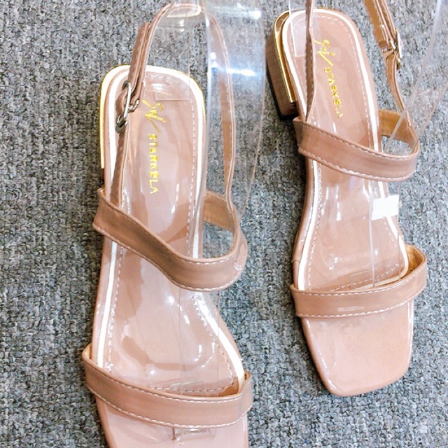 Sandal hồng nude Ảnh thật xinh nhé