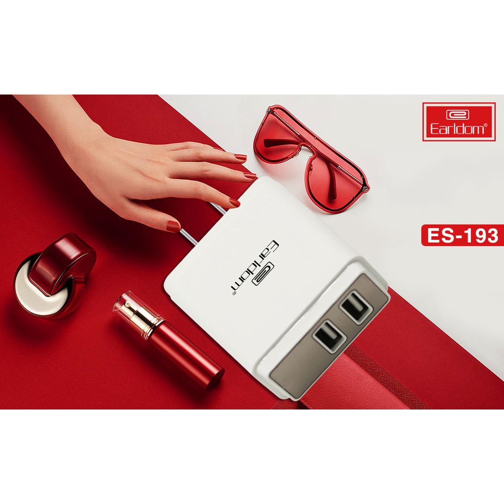 Củ Sạc Nhanh 3.4A EarlDom ES-193 kèm dây sạc chân micro -dc3792
