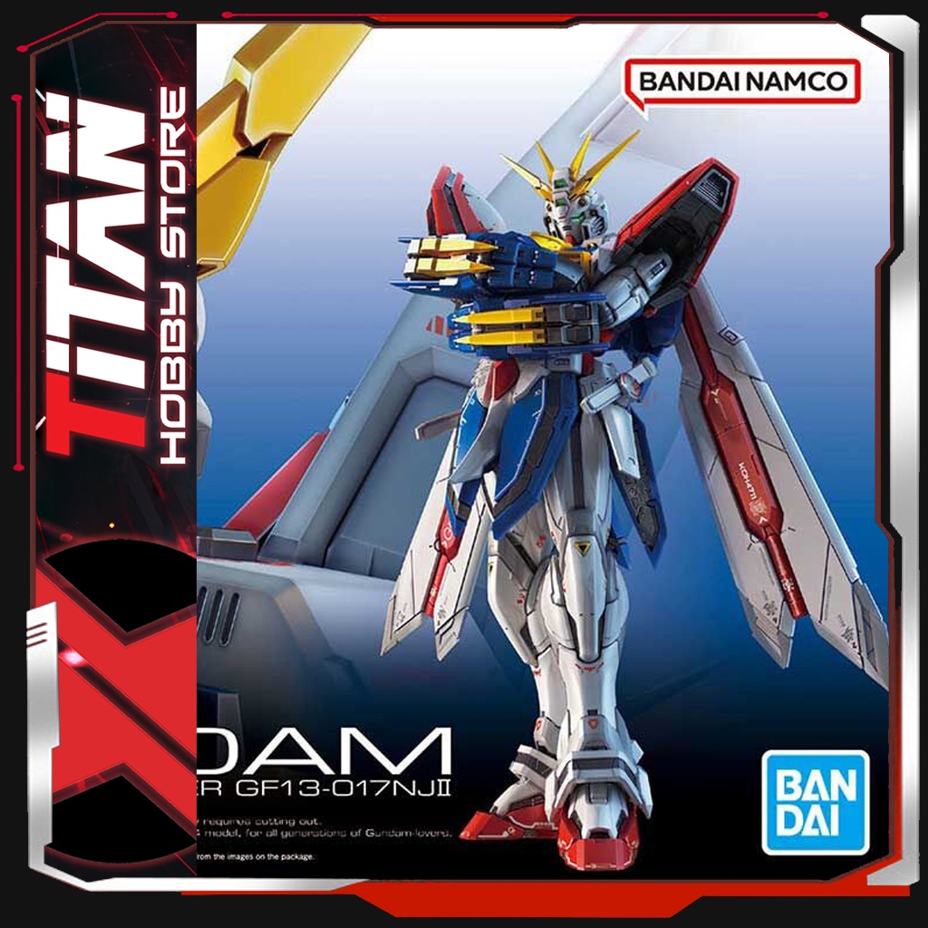 Mô hình lắp ráp Gunpla RG 1/144 God Gundam Bandai Japan