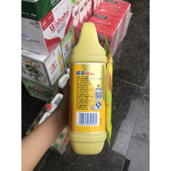 Nước rửa bát gừng nội địa Trung lanju - dầu rửa bát Có Giấy Tờ NK