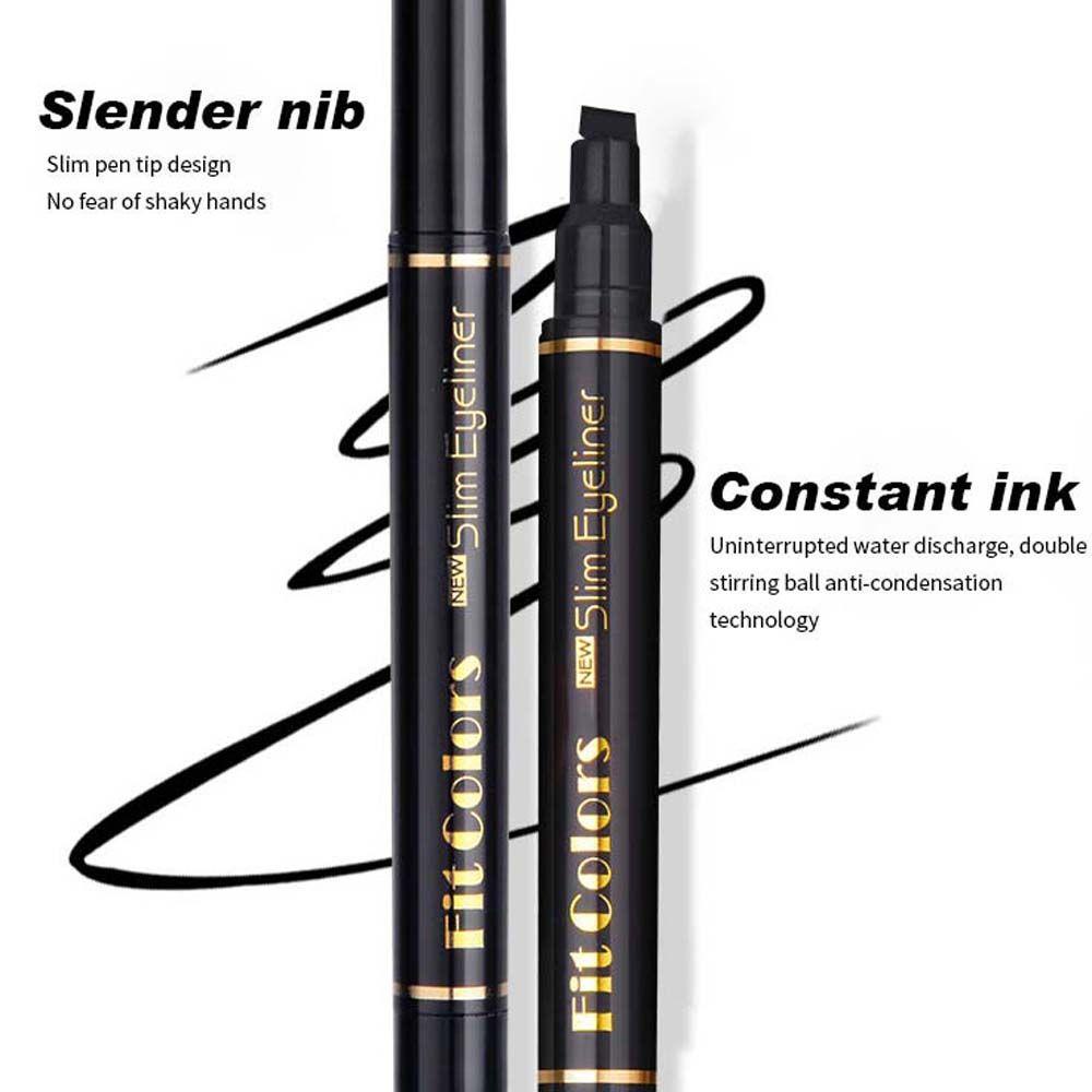 Bút Kẻ Mắt Dạng Đóng Dấu Màu Đen Nhanh Khô Lâu Trôi