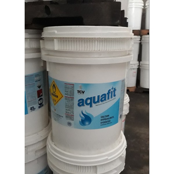 [Giá sỉ] Clorine 70% Aquafit Ấn Độ, Bột Clorua vôi, Chlorine khử trùng nước, đồ dùng (Thùng 45 Kg)