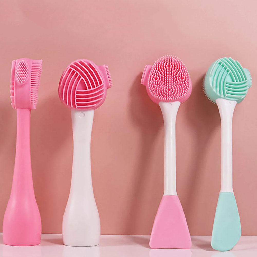 Cọ Silicone Loại Bỏ Mụn Đầu Đen Chăm Sóc Da Mặt