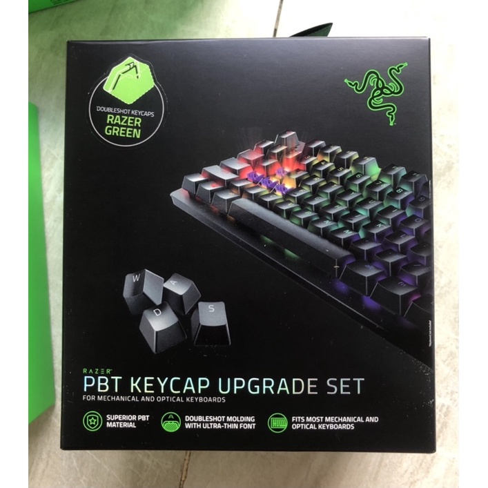 Bộ nút bàn phím cơ Razer PBT Keycap Upgrade Set - Hàng chính hãng
