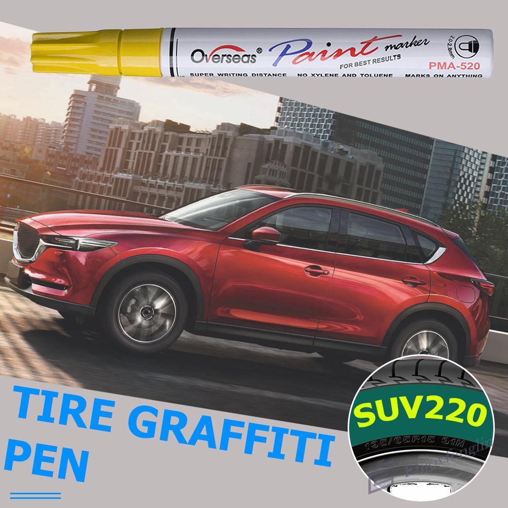 EN Waterproof Car Tire Tread Permanent Paint Marker Pen Graffiti Oily Marker