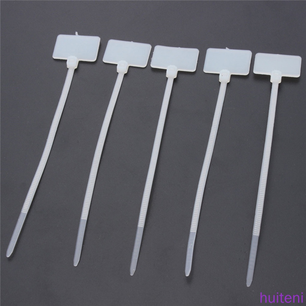 Bộ 100 dây rút tự khóa bằng nylon dùng đánh dấu dây cáp tiện dụng