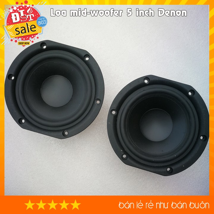 Củ loa rời mid bass Denon D-M39 HIFI 5inch 6ohm 40w DIY loa Siêu bass từ DiySpeaker