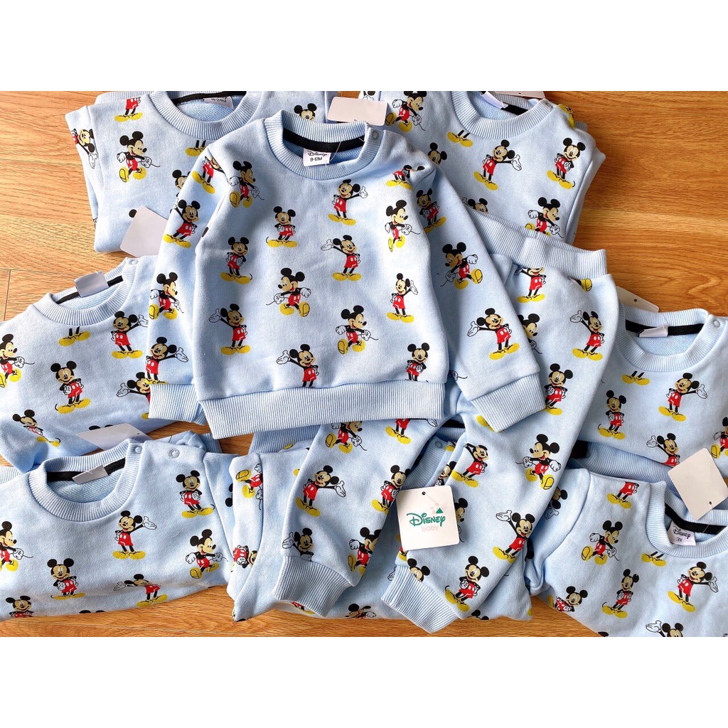 Bộ nỉ da cá Mickey Disney xuất xịn