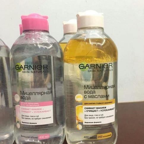 Tẩy Trang Garnier (400ml) [Chính Hãng 100%] Không Cồn - Tẩy sạch sâu lớp make - Cấp nước cho da - Giúp da chắc khỏe | BigBuy360 - bigbuy360.vn