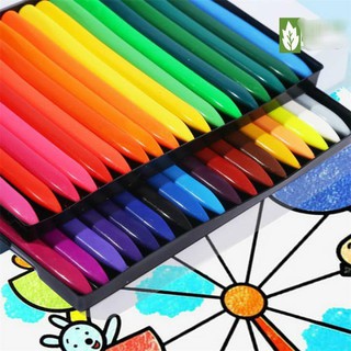 Bút Sáp Màu Hữu Cơ 12 - 24 Màu Không Dính Tay, An Toàn Cho Bé Yêu