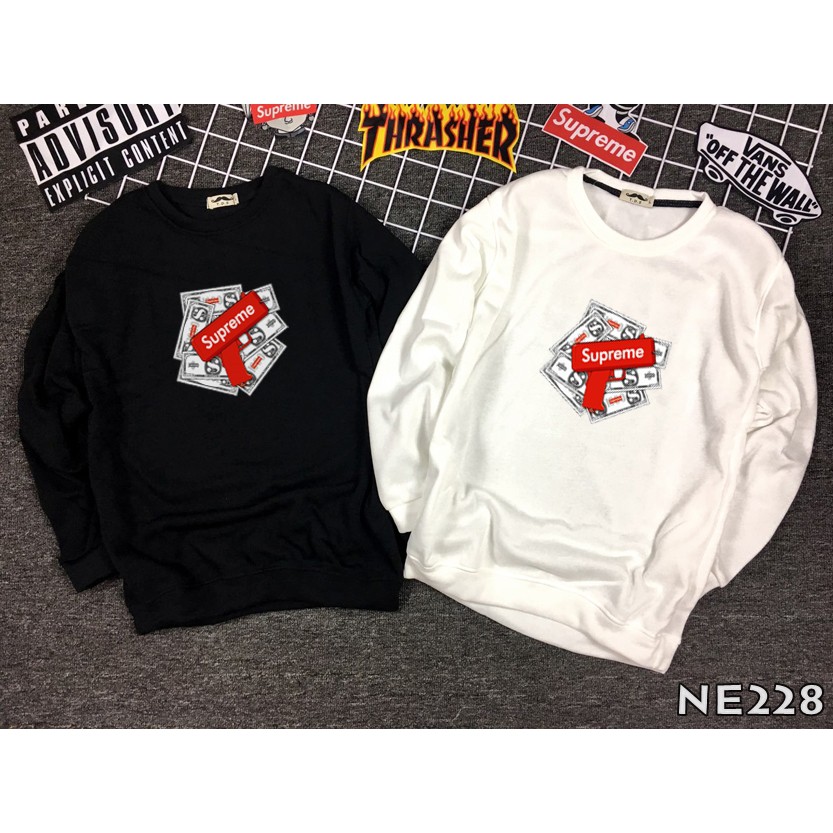 [Có VIDEO + ẢNH THẬT] Áo sweater - Áo nỉ bông tay dài UNISEX NE228