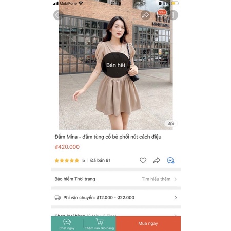 Đầm Gola Mina size L