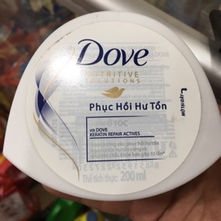 Kem Ủ Dove Phục Hồi Tóc Hư Tổn 200ml