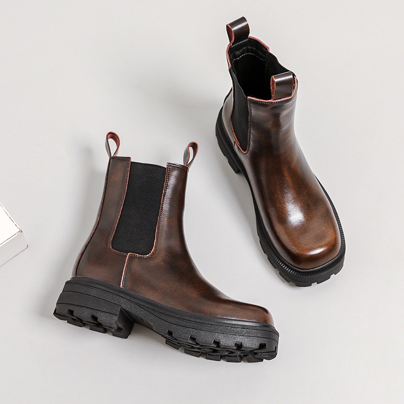 Chelsea boots 2 - Boots da bò nữ