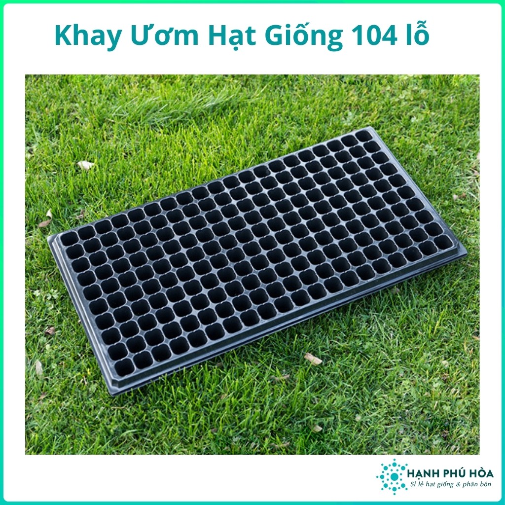 Bộ 5 Khay Ươm Hạt Giống Nhựa 104 lỗ-Chăm sóc Cây trồng-ươm hạt giống-Bền-Chắc Chắn