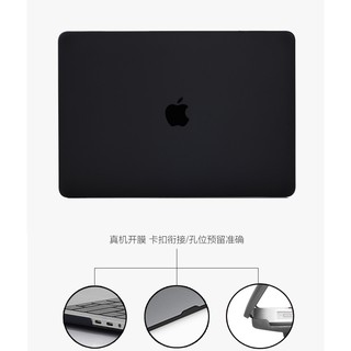 Ốp màu đen cho các dòng macbook(TẶNG KÈM NÚT BỊT BỤI+CHỐNG GÃY SẠC)