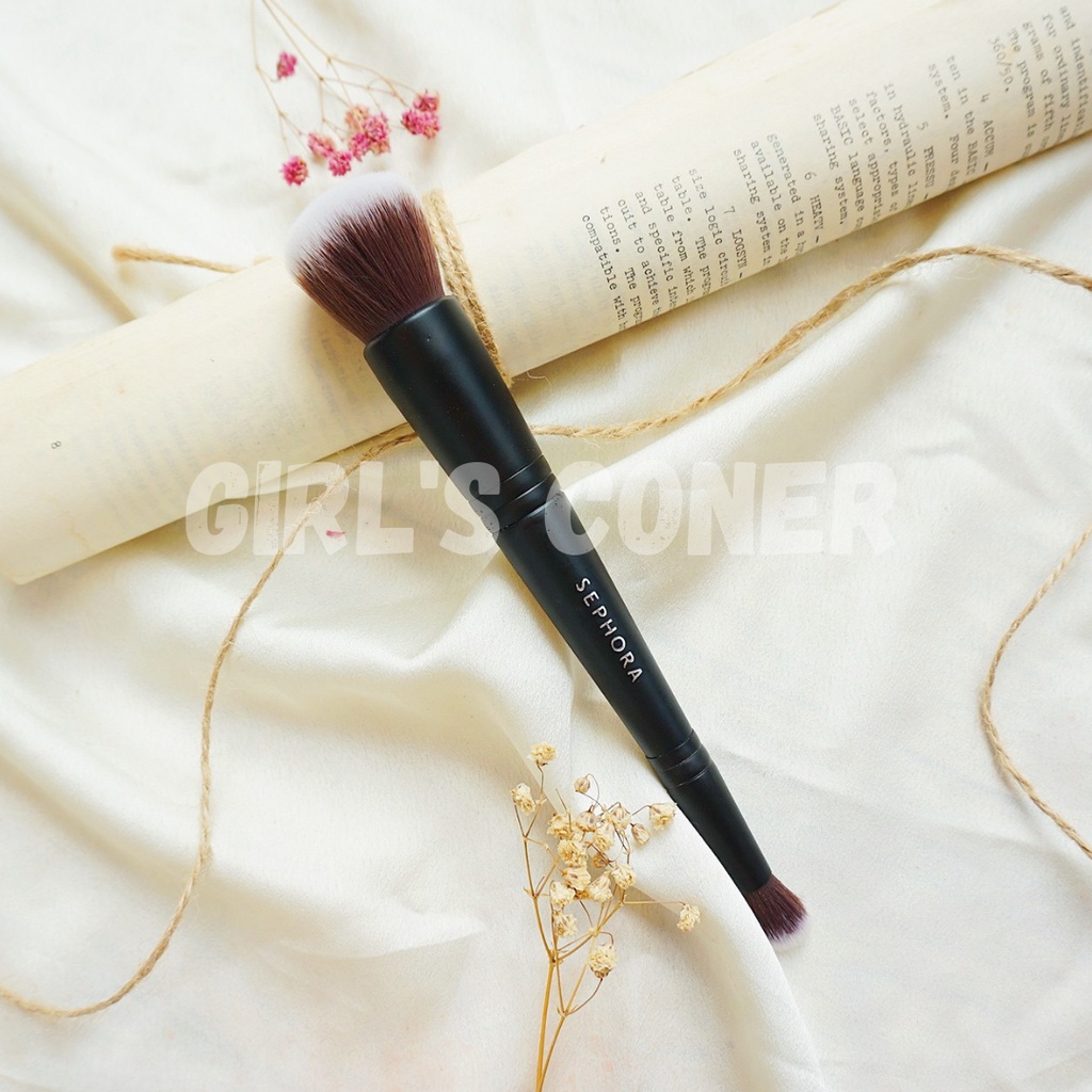 Cọ Sephora 2 đầu Classic Double Ended - Multitasker &amp; Concealer #202