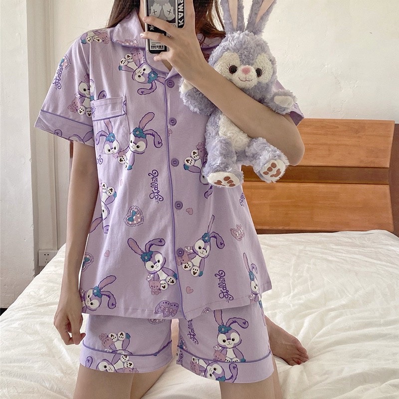 bộ ngủ pijama đùi Top siêu cute đáng yêu