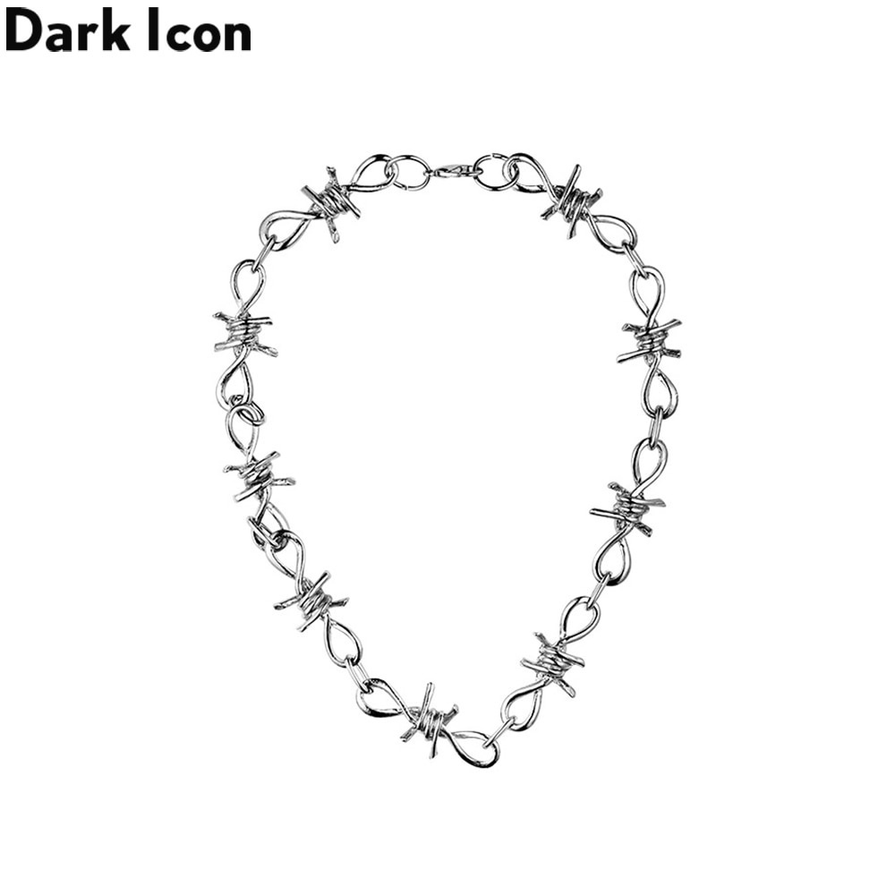Vòng cổ thép titan mặt hình thorn thời trang cho nam nữ