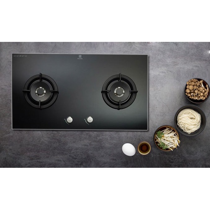 Bếp gas âm Electrolux EGT7627CK-Mới 100% Chính Hãng +Tặng Dây gas -Ngắt gas tự động-Đánh lửa IC-Đầu đốt tiết kiệm ga