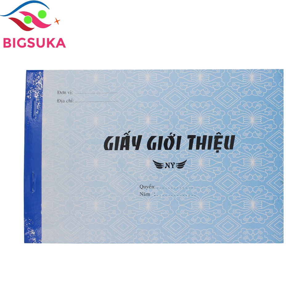 Giấy giới thiệu có ranh xé 13x19cm 100 tờ BIGSUKA