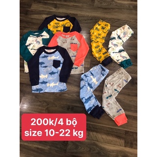 4 bộ xuất xịn bé trai size 9-13 kg