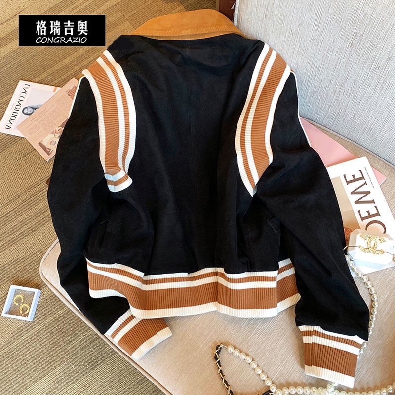 Áo Khoác Bóng Chày Dáng Rộng Kiểu vintage Âu Mỹ Thời Trang Mùa Thu Năng Động