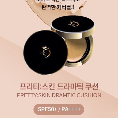 (Tặng ngay 5 mặt na) Phấn cushion ma thuật Pretty SKIN chống nắng,che khuyết điểm,kiềm dầu | BigBuy360 - bigbuy360.vn