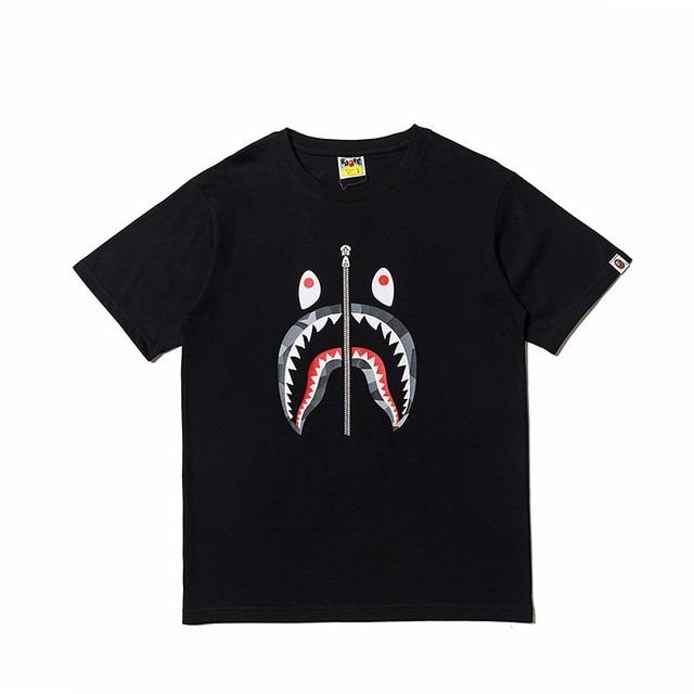 [Ảnh thật] Áo Thun Unisex Bape Shark