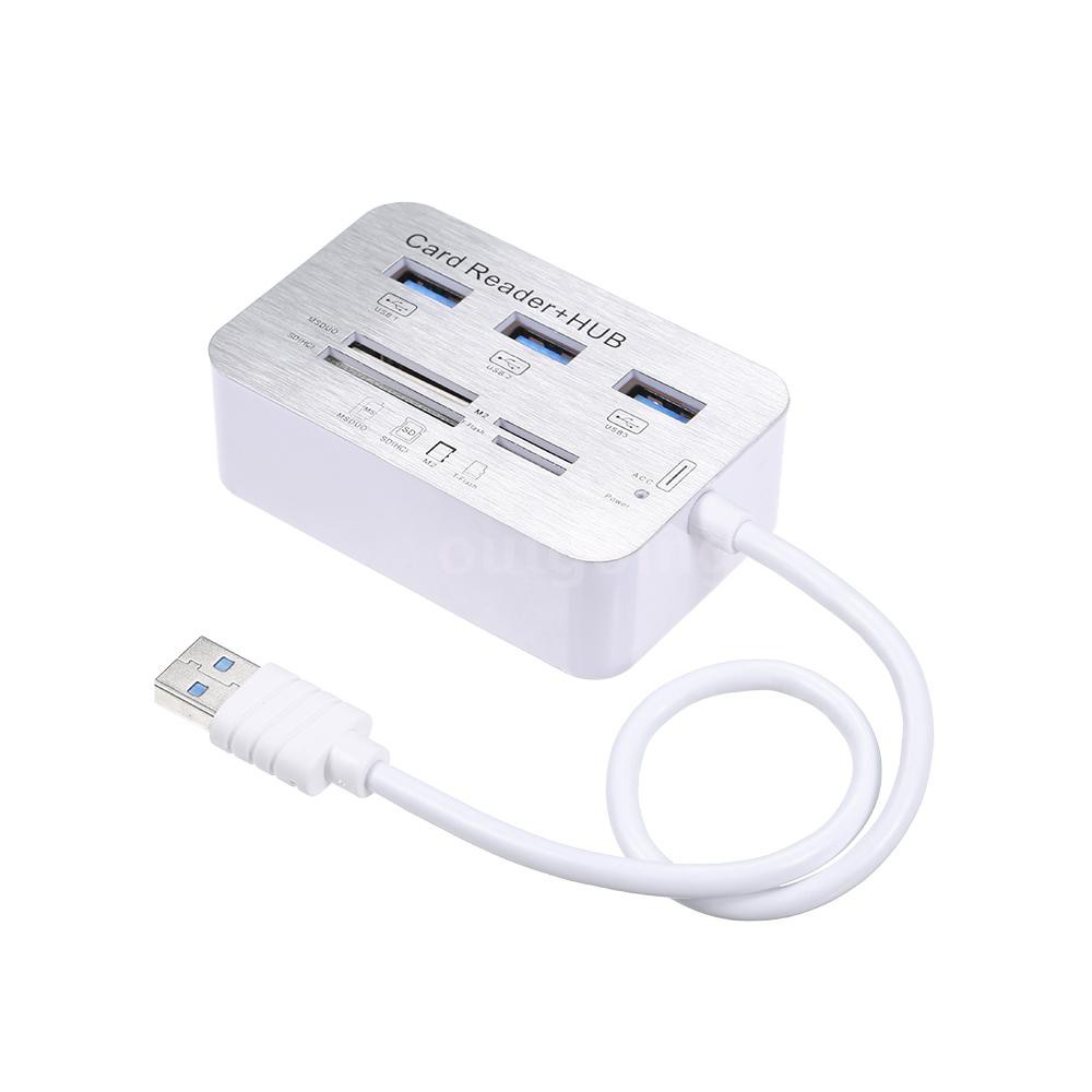 Đầu đọc thẻ nhớ đa năng có cổng USB 2.0 USB 3.0 USB 3.1 USB C Type C 3 USB3.1 tiện dụng cho máy tính