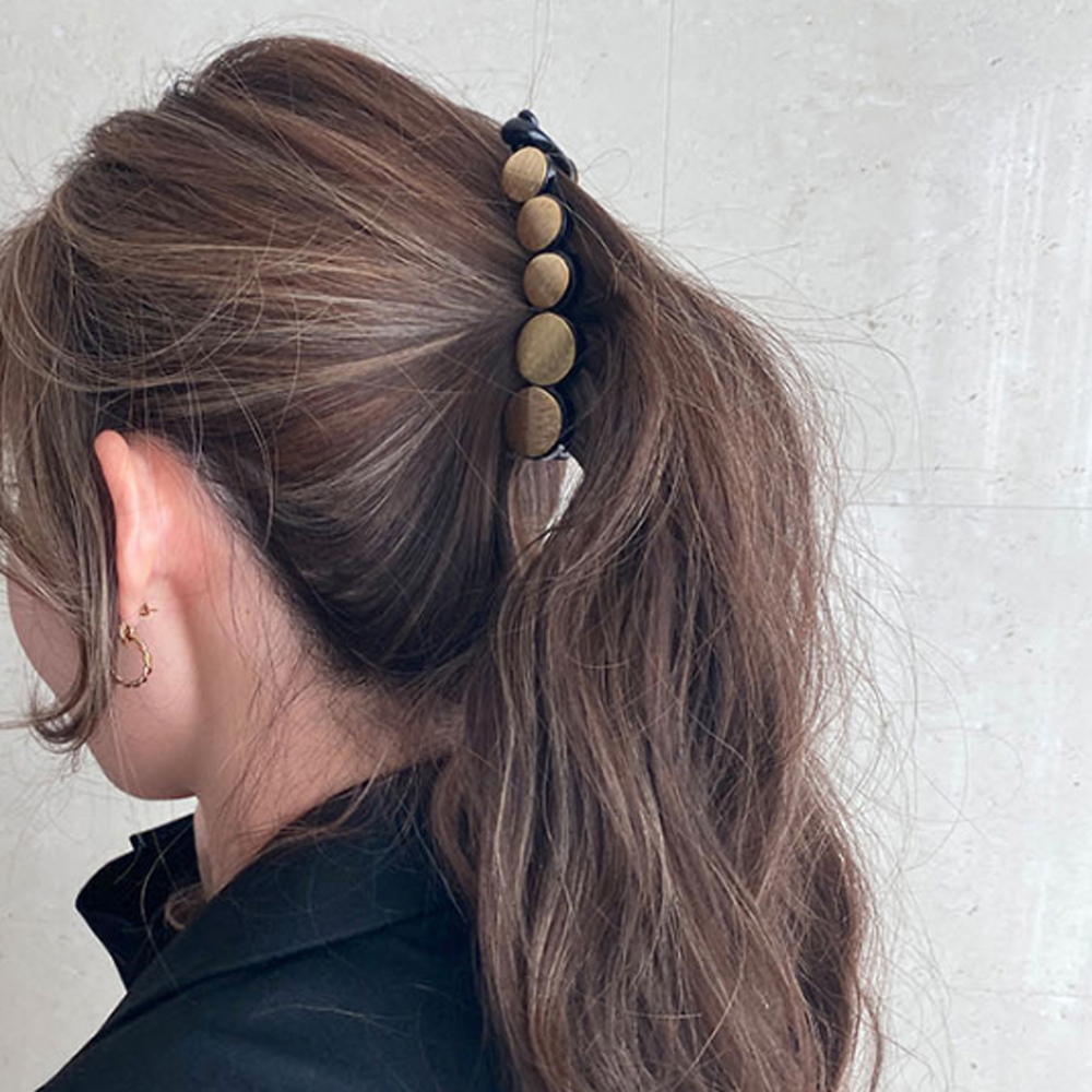 Kẹp Tóc Kim Loại Cỡ Lớn Thời Trang Thu Đông Cho Nữ