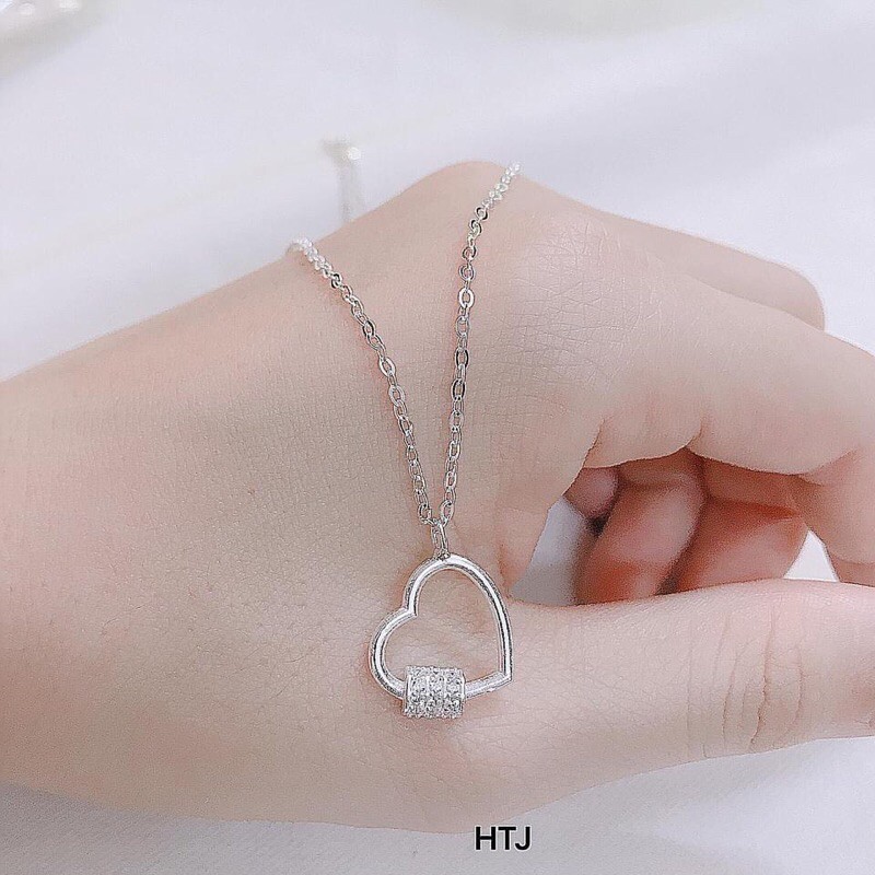 DÂY CHUYỀN MẶT TIM BẠC TA