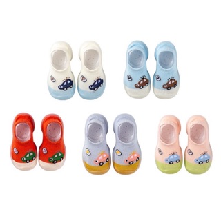 [Mã FASHIONTHU15 giảm 10K đơn 20K] Giày Bún Mềm Hình Ô Tô Cho Bé Trai