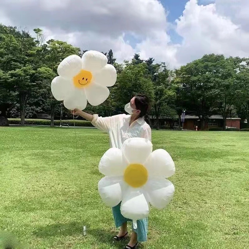 Bong Bóng Nhôm Hình Hoa Cúc Dùng Trang Trí Tiệc Sinh Nhật/Đám Cưới/Giáng Sinh/Sinh Nhật Mới
