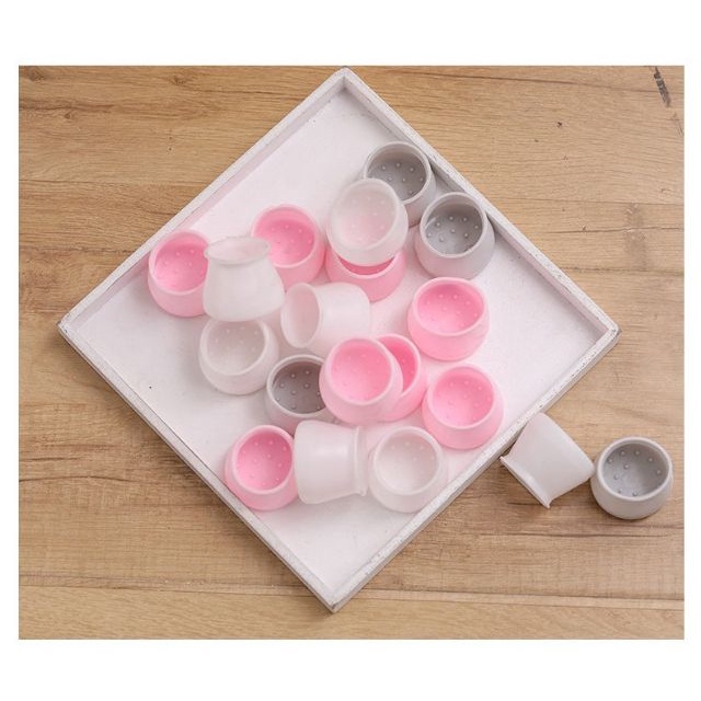 Combo 4 nút bịt chân bàn silicon chống trượt chống trầy nền nhà