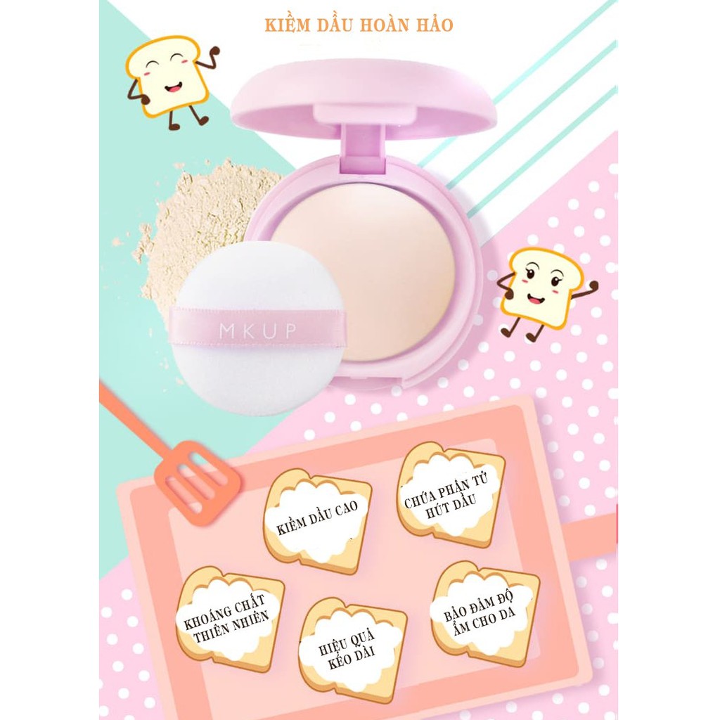 Phấn hút dầu MKUP cute 5.5g