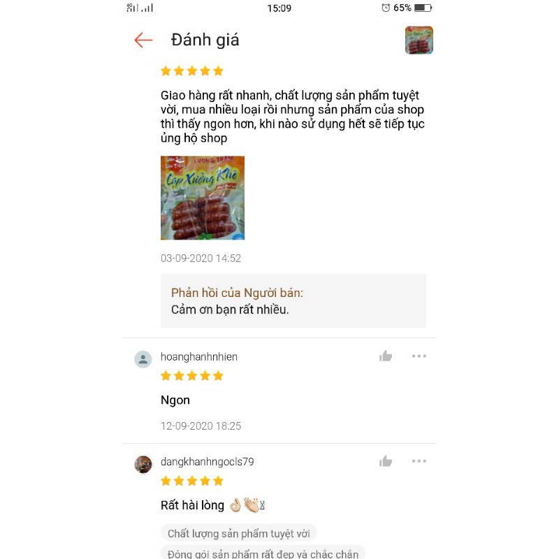 Lạp xưởng Sóc Trăng hiệu Lương Trân 1kg | BigBuy360 - bigbuy360.vn