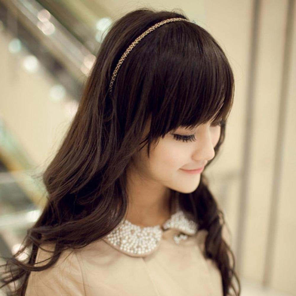 Băng-đô đính đá nữ tính phong cách